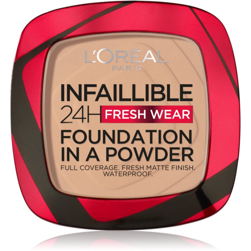 Fresh L''oreal L''Oréal - INFAILLIBLE 24H Wear Foundaton - Podkład do twarzy w pudrze - 9 g - 130 TRUE BEIGE