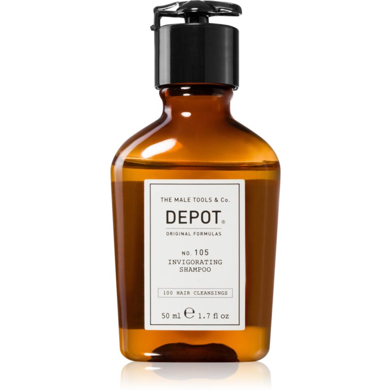 DEPOT 100 HAIR CLEANSING NO. 105 INVIGORATING SHAMPOO szampon wzmacniający przeciw wypadaniu włosów 50 ml