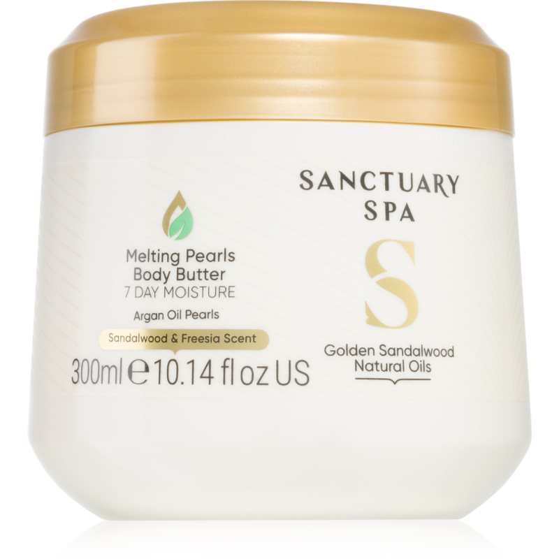 Sanctuary Spa Golden Sandalwood intensywnie nawilżające masło do ciała 300 ml