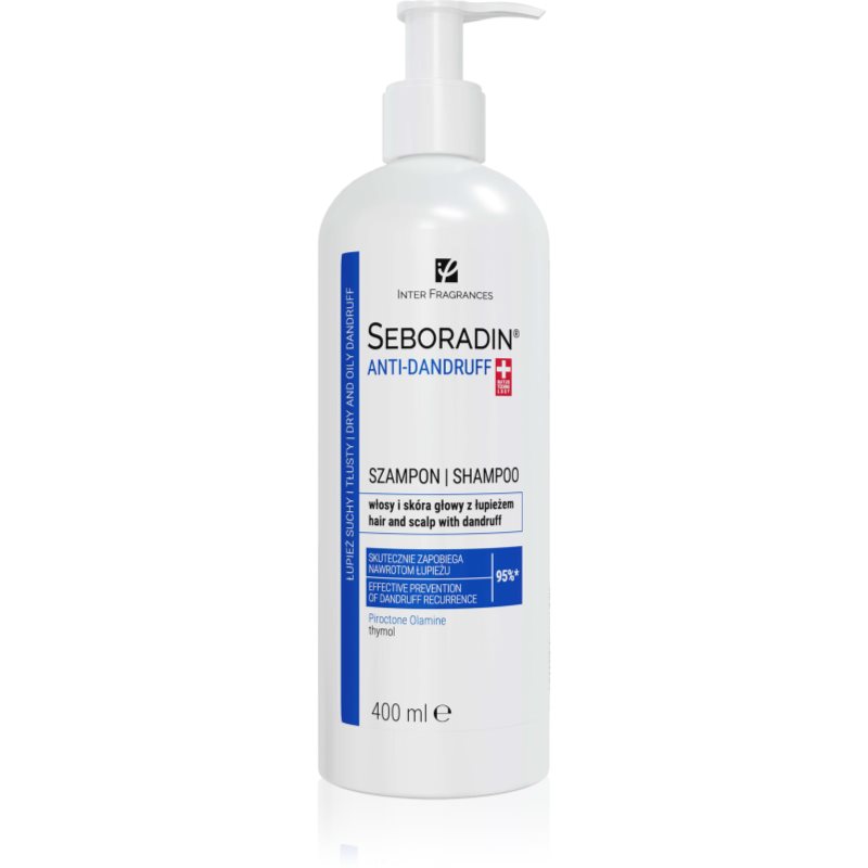 SEBORADIN Anti-Dandruff Szampon do włosów przeciwłupieżowy, 400ml