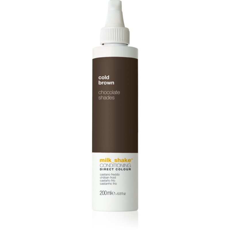 Milk Shake Direct Colour, odżywka koloryzująca do włosów, Cold Brown, 200ml