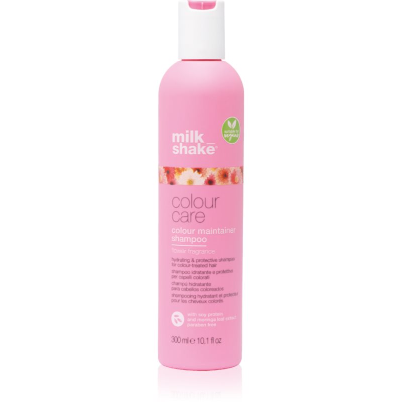 Milk Shake Flower Shampoo, Szampon Utrzymujący Kolor o Zapachu Kwiatowym, Nawilżający i Ochronny, 300ml