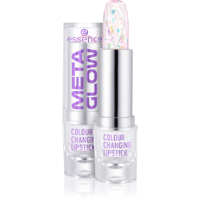 ESSENCE Meta Glow Colour Changing Lipstick pomadka z efektem zmiany koloru w odcieniu Delikatnego Różu 3,4g