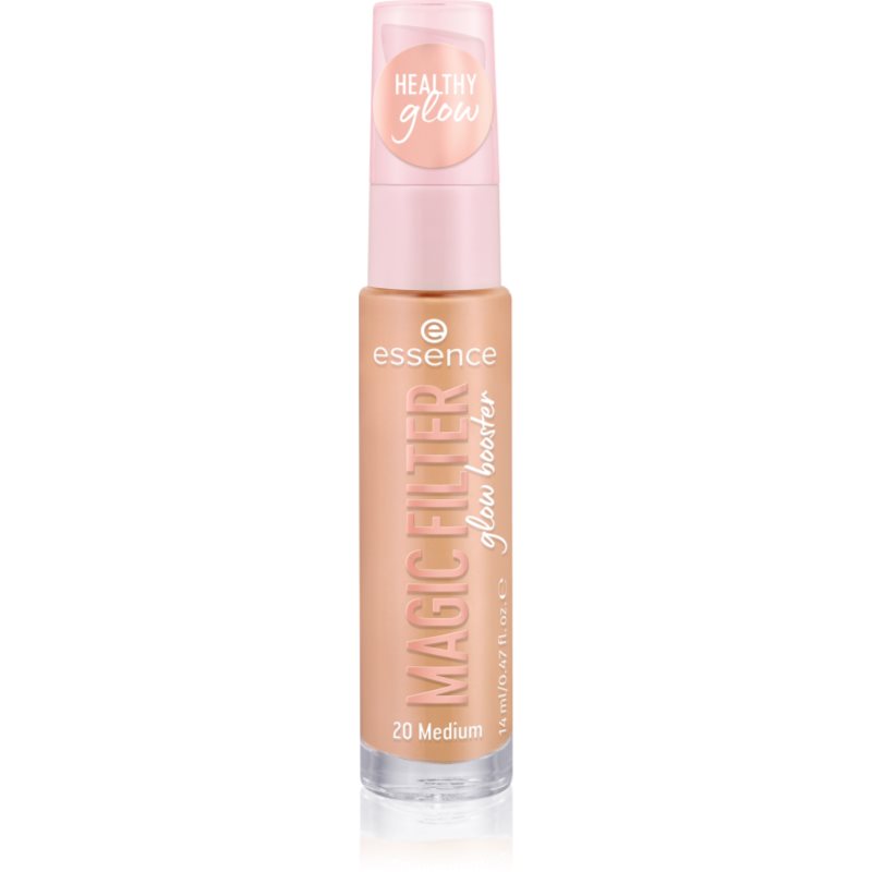 ESSENCE Magic Filter Glow Booster Podkład W Płynie O Lekkim Kryciu Zapewniający Naturalny Blask 20 Medium 14ml