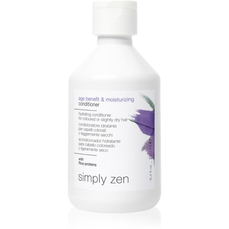Simply Zen Simply Zen Age Benefit & Moisturizing Conditioner nawilżająca odżywka do włosów farbowanych i delikatnie suchych 250ml