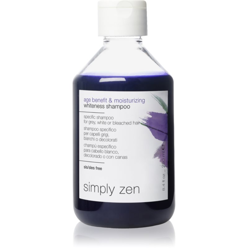 Z.ONE CONCEPT SIMPLY ZEN AGE BENEFIT & MOISTURIZING WHITENESS SHAMPOO Szampon Schładzający Kolor Włosów Blond, 250ml