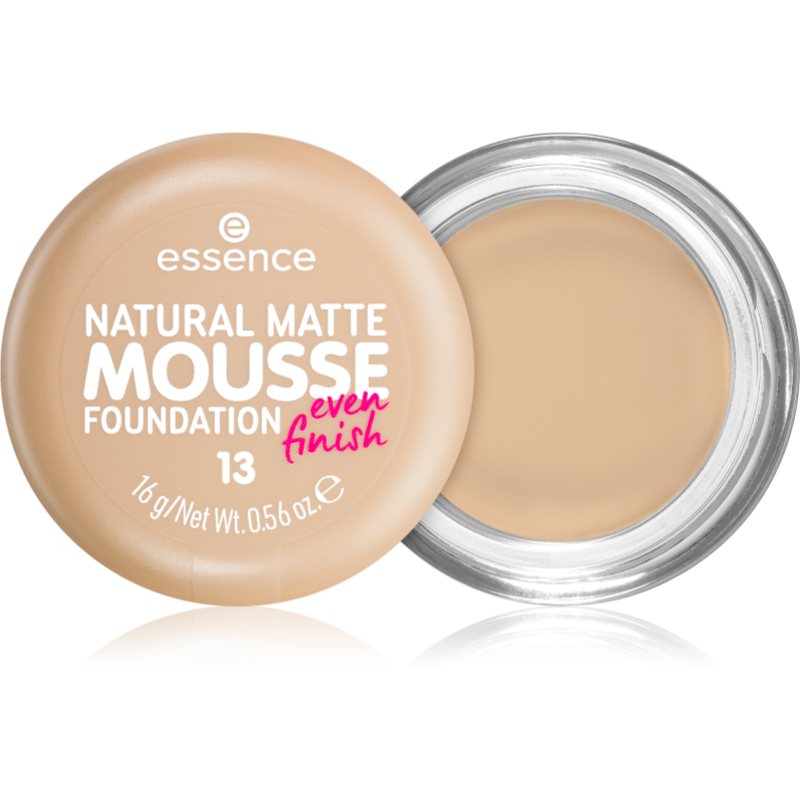 ESSENCE NATURAL MATTE MOUSSE PODKŁAD W MUSIE 13 16G