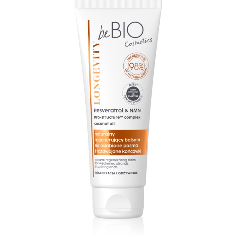 BE BIO EWA CHODAKOWSKA LONGEVITY Regeneracja i odżywienie Naturalny balsam na osłabione pasma i rozdwojone końcówki, 75ml