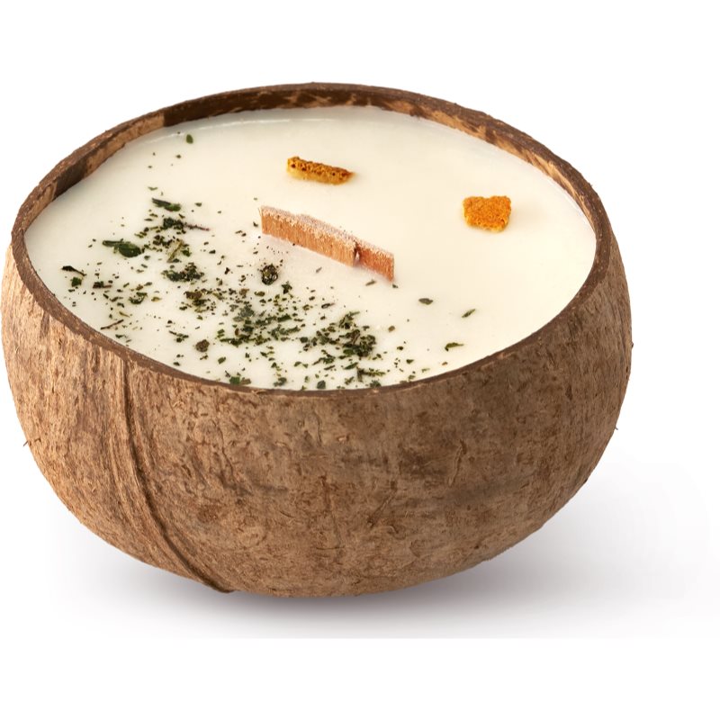 Tropicandle Lemon & Mint świeczka zapachowa z drewnianym knotem 350 ml