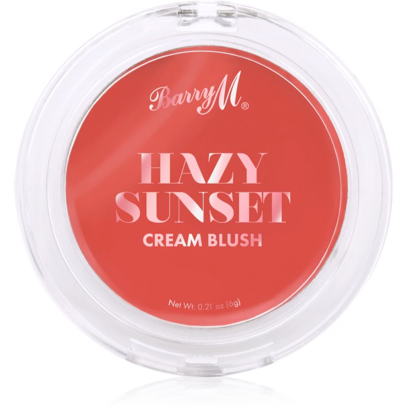 Barry M Hazy Sunset Cream Blush Róż 6 g Odcień Horizon Glow