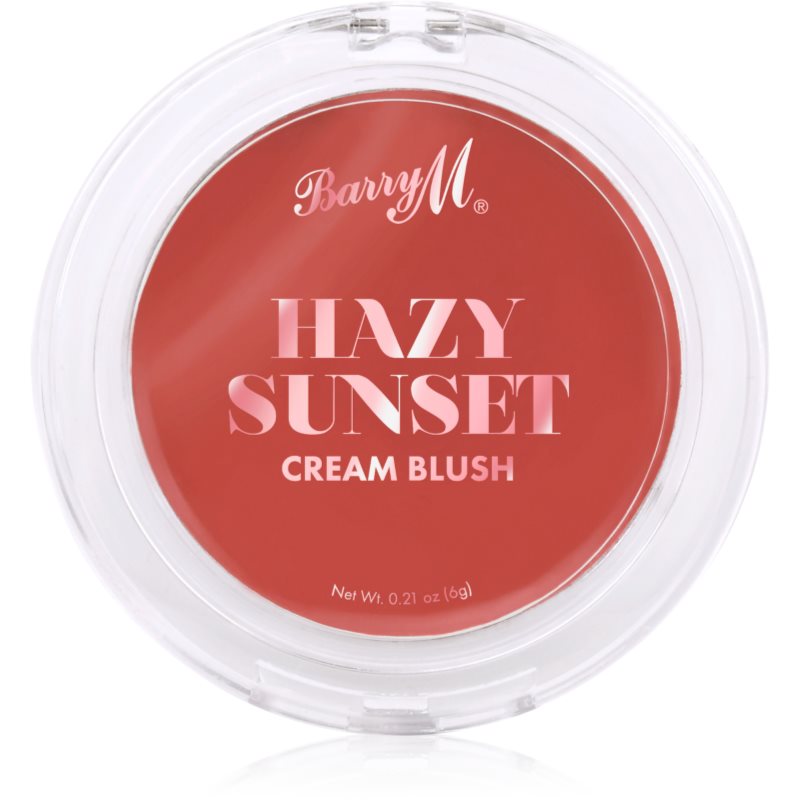 Barry M Hazy Sunset Cream Blush Róż 6 g Odcień Evening Daze