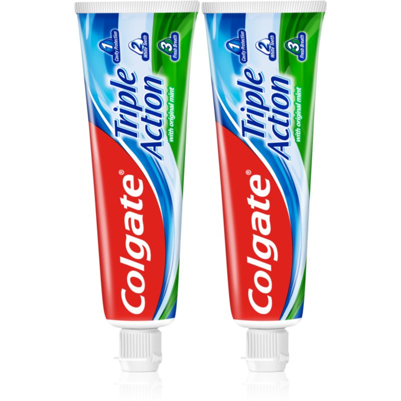 Colgate Triple Action Original Mint pasta do zębów 2x75 ml