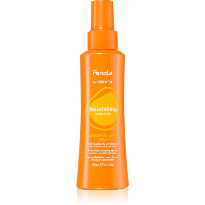Fanola Wonder Nourishing Extra Care Glossing, spray nabłyszczający do włosów, 150ml