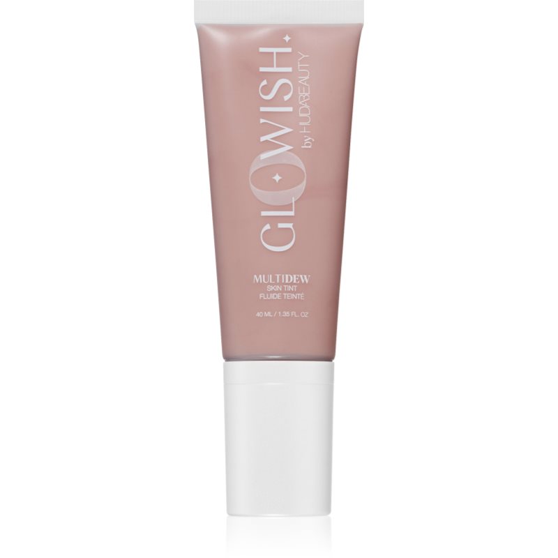 Huda Beauty - Nawilżający Fluid Koloryzujący - Tint glowish Multidew - glowish Multi Dew Skin Tint 10 Deep Tan - Dla Kobiet