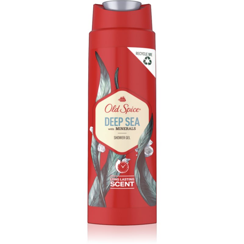 Old Spice Deep Sea żel pod prysznic, 250 ml, żel pod prysznic o długotrwałym zapachu dla mężczyzn, męski żel pod prysznic