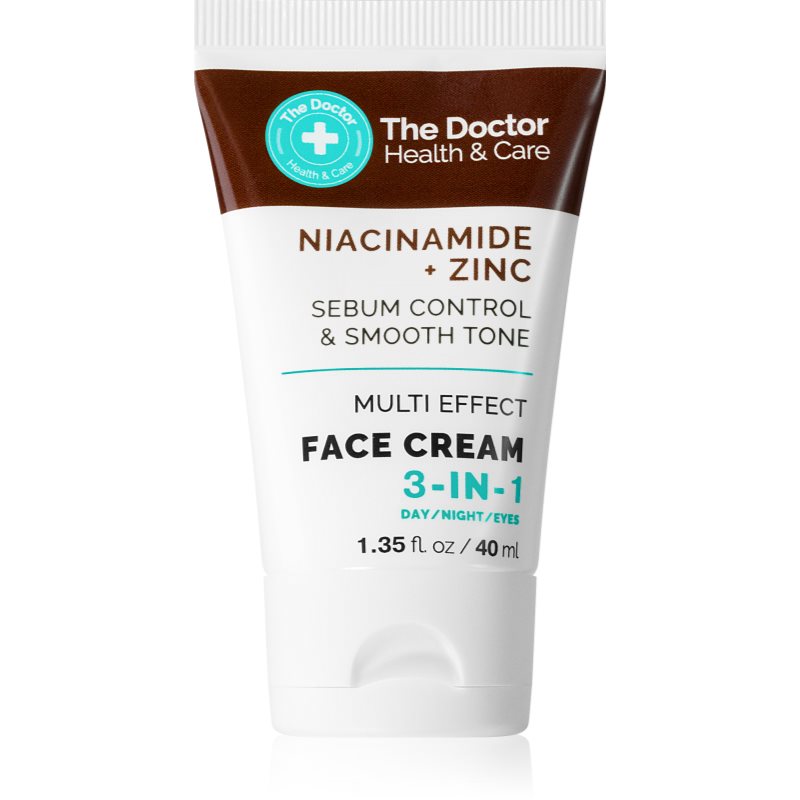 Krem do twarzy 3w1 z niacynamidem i cynkiem, The Doctor Health & Care Niacinamide + Zinc, 40ml