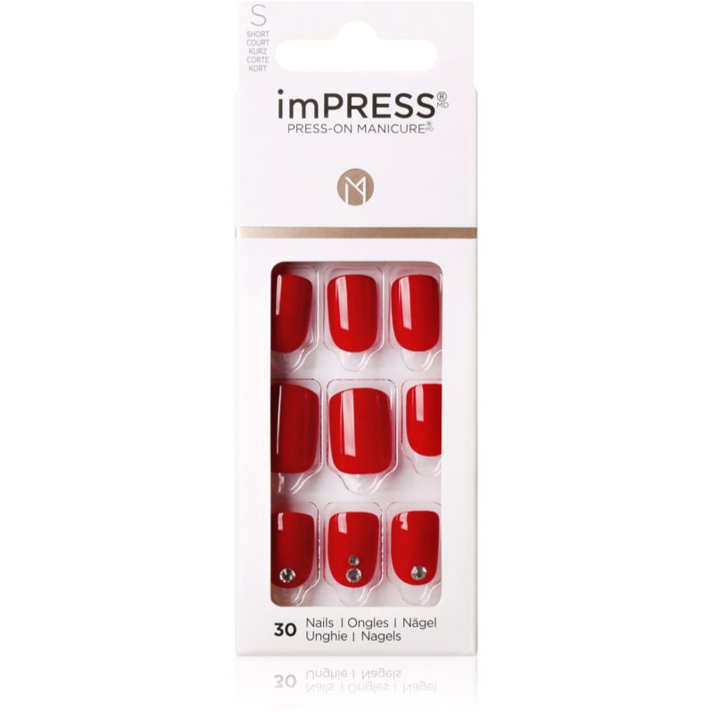 Kiss Impress, Paznokcie Samoprzylepne Kim019c, S, 30szt.