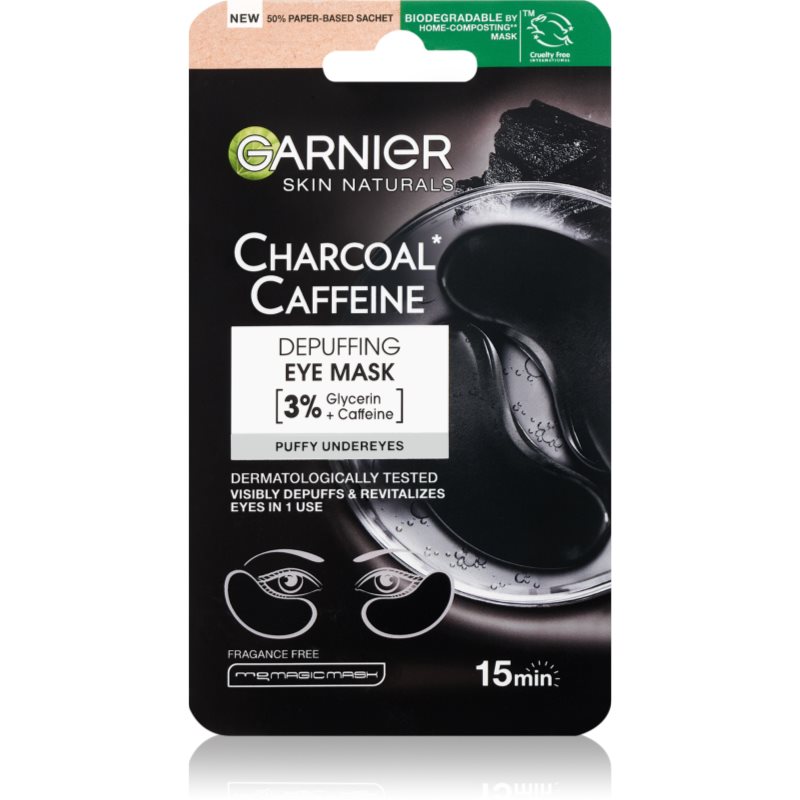 GARNIER Charcoal Caffeine Płatki Pod Oczy