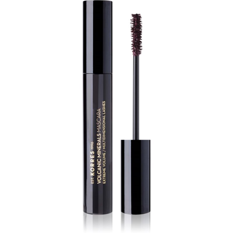 Korres VOLCANIC MINERALS tusz do rzęs DRAMA VOLUME pogrubiający 02 Plum Brown 5203069076930