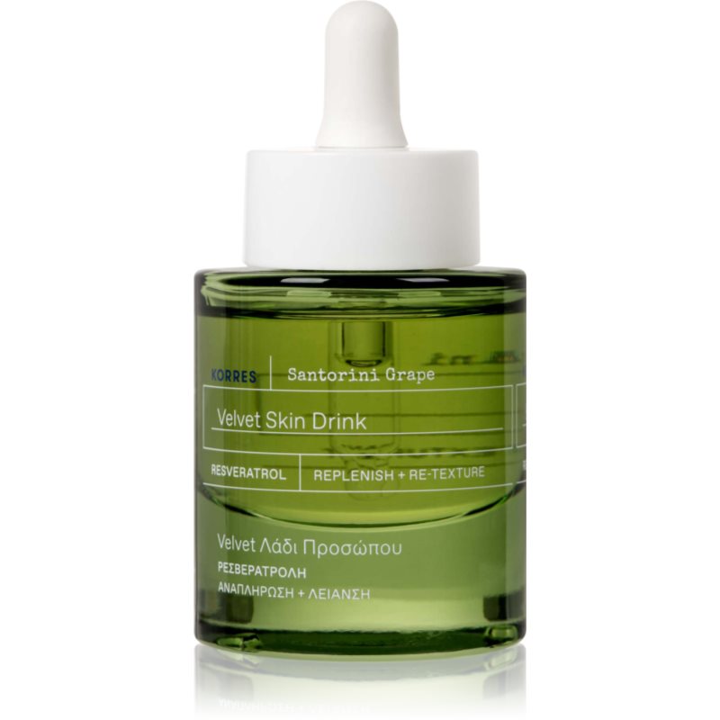 Korres, Santorini Grape Velvet Skin Drink, Wygładzające Serum Do Twarzy, 30ml