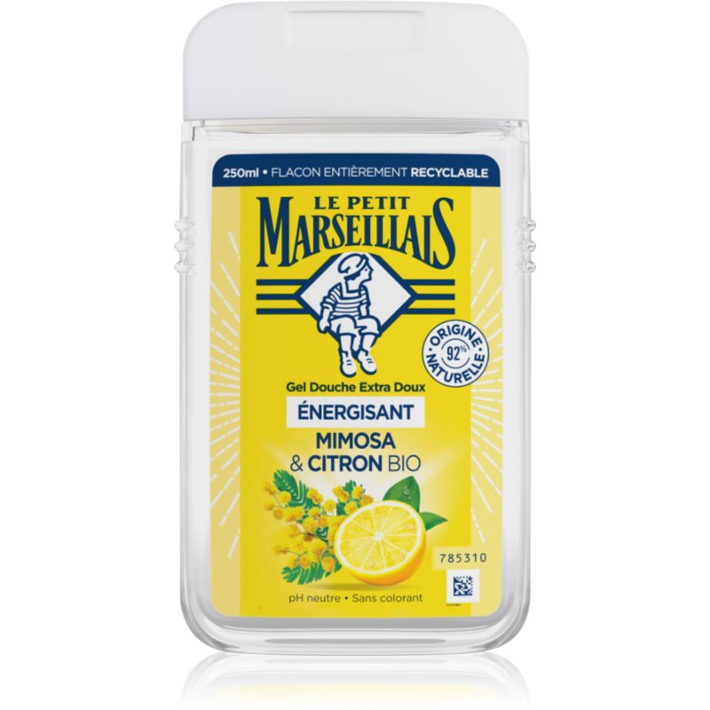 Le Petit Marseillais Extra Gentle Shower Gel Mimosa & Bio Lemon Żel pod prysznic 250 ml