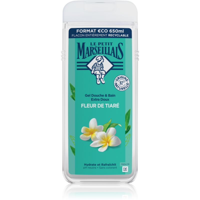 Le Petit Marseillais Extra Gentle Shower Gel Tiaré Flower Żel pod prysznic 650 ml