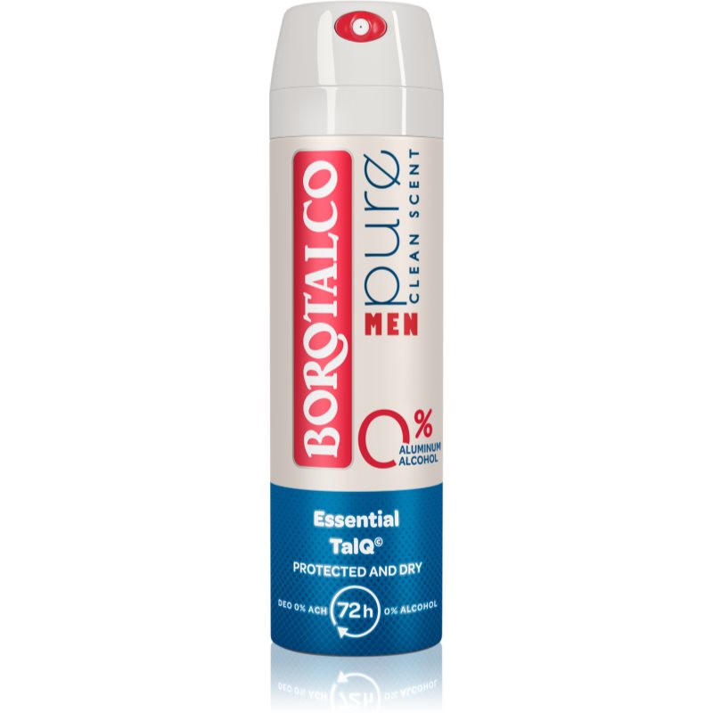 Borotalco MEN Pure dezodorant w sprayu bez aluminium dla mężczyzn 150 ml