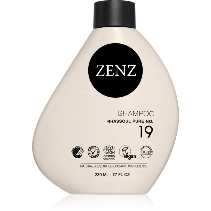 ZENZ Organic Rhassoul Pure No. 19 szampon nawilżający zapewnia efekt odżywki 230 ml