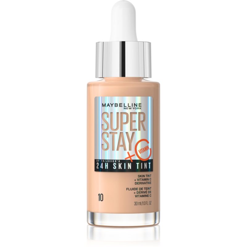 Maybelline Super Stay 24H Skin Tint 10 Długotrwały podkład rozświetlający 30ml