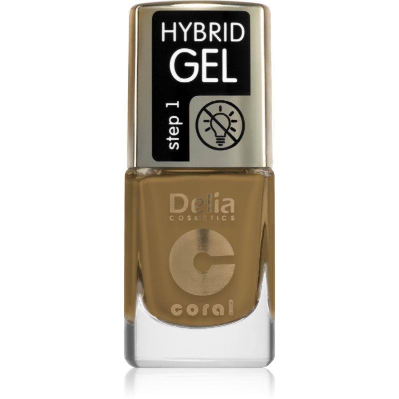Delia Cosmetics Coral Hybrid Gel hybrydowy lakier do paznokci bez użycia lampy UV/LED odcień 124 11 ml