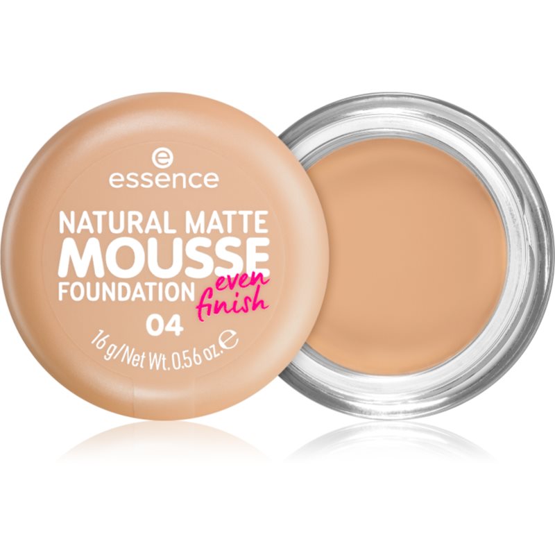 ESSENCE NATURAL MATTE MOUSSE PODKŁAD W MUSIE 04 16G