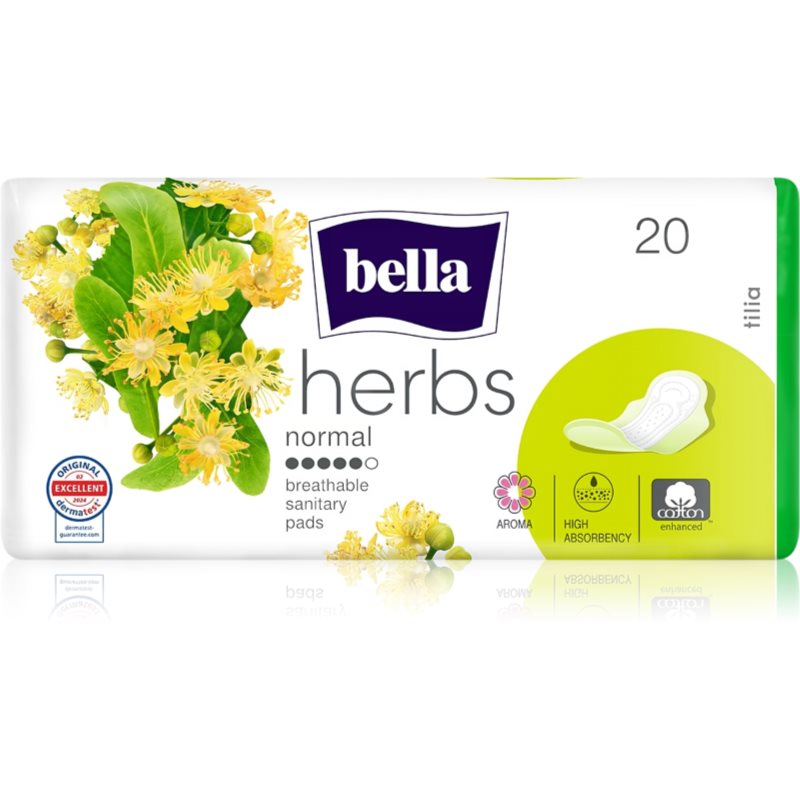 Bella Herbs podpaski higieniczne ze skrzydełkami Tilia 20 sztuk