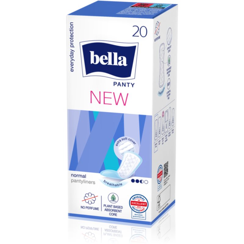 Bella TORUŃSKIE ZAKŁADY MATERIAŁÓW OPATRUNKOWYCH PANTY NEW Oddychające wkładki higieniczne 20 szt 9037456