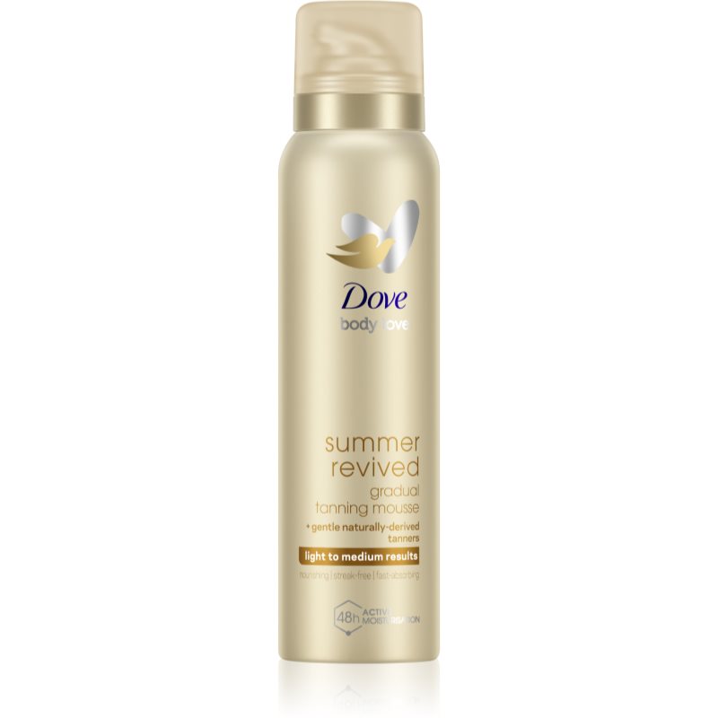 Dove DermaSpa, Samoopalająca Pianka, Fair to Medium, 150ml