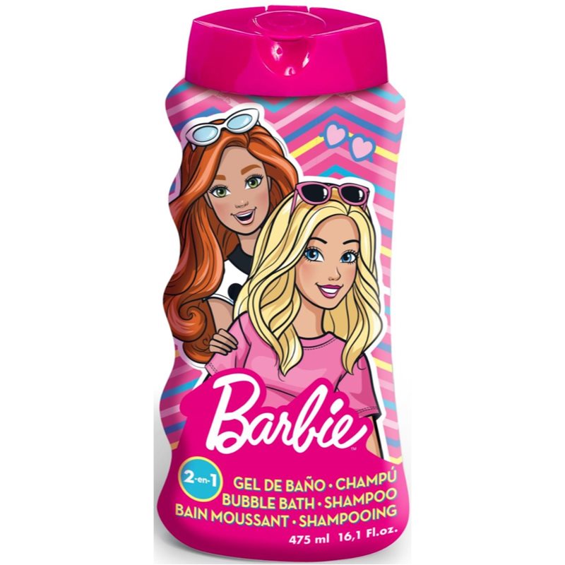 Barbie Bubble Bath & Shampoo 2 in 1 żel do kąpieli i pod prysznic 2 w 1 475 ml