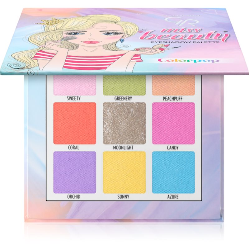 Golden Rose Miss Beauty paleta cieni (9x1,3g) - Colorpop