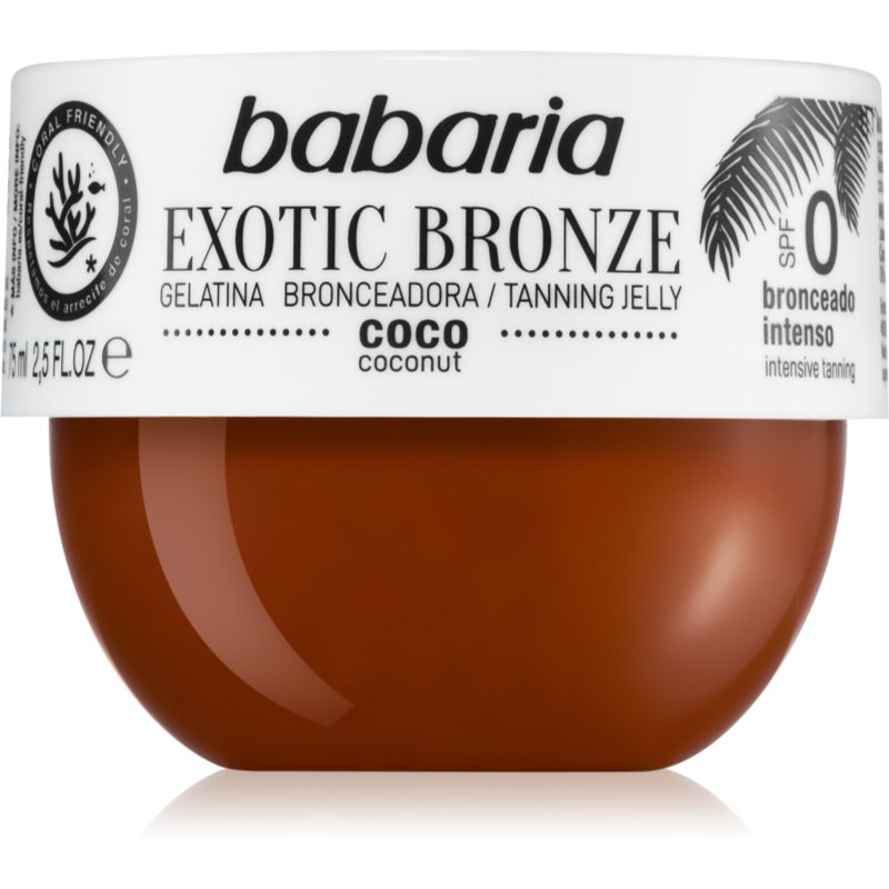 Galaretka brązująca Babaria Exotic Bronze Tanning Jelly Coconut SPF0 75 ml (8410412490368)