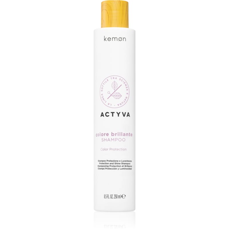 Kemon Actyva Colore Brillante szampon rozjaśniający i wzmacniający do włosów farbowanych 250 ml
