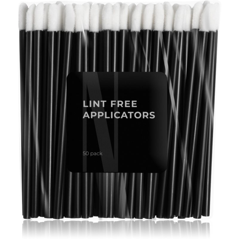 Nanolash Lint Free Applicators welurowe aplikatory do rzęs i brwi 50szt.