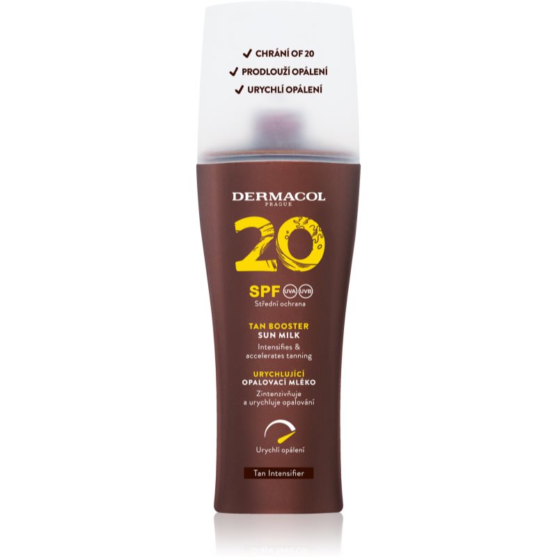 Dermacol Tan Booster Sun Milk mleczko ochronne przyspieszające opalanie SPF20 200ml