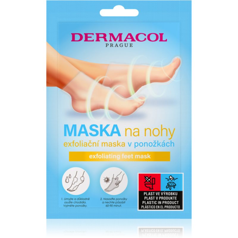 Dermacol - Exfoliating Feet Mask - Złuszczająca maska do stóp w skarpetkach - 1 para - 2 x 15 ml