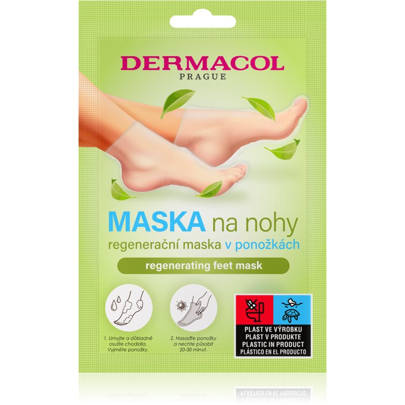 Dermacol - Regenerating Feet Mask - Regenerująca maska do stóp w skarpetkach - 1 para - 2 x 15 ml