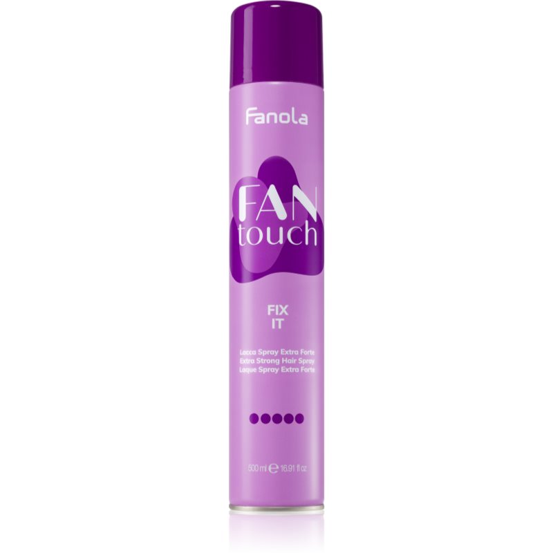 FANOLA FanTouch Bardzo Mocny Lakier Do Włosów 500ml