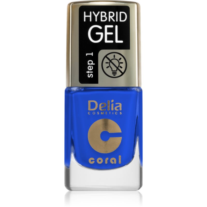 Delia Cosmetics Coral Hybrid Gel hybrydowy lakier do paznokci bez użycia lampy UV/LED odcień 126 11 ml