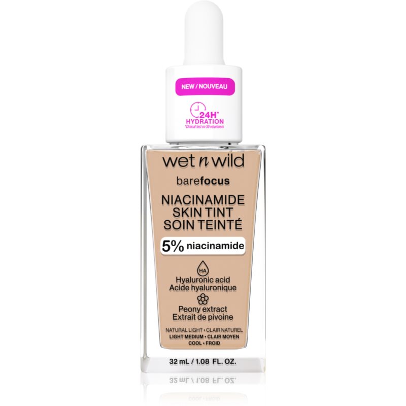 Wet n Wild Barefocus lekki podkład nawilżający Natural Light 32ml