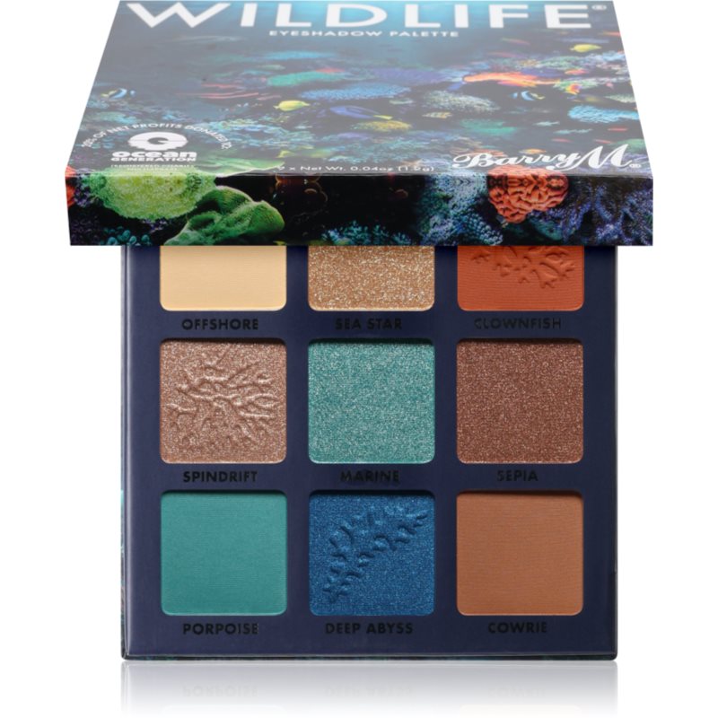Barry M Wildlife Ocean Eyeshadow Palette Cienie do powiek 10,8 g