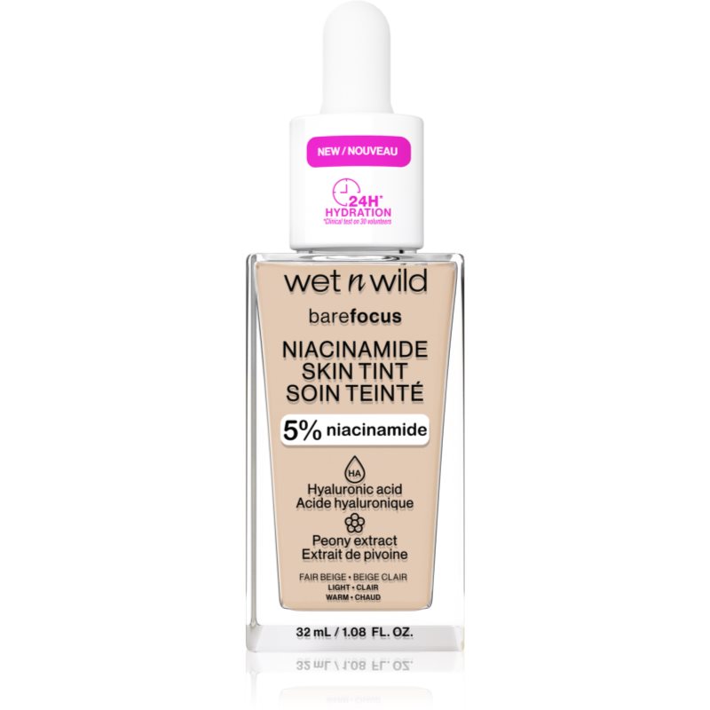Wet n Wild Barefocus lekki podkład nawilżający Fair Beige 32ml