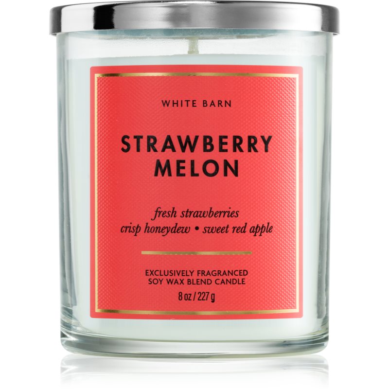 Bath & Body Works Strawberry Melon świeczka zapachowa 227 g