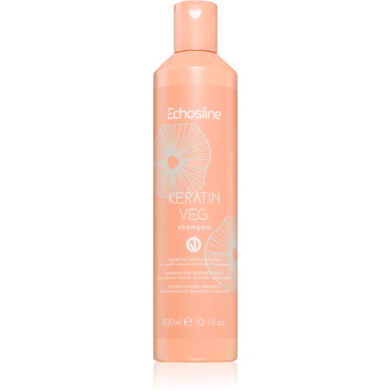 ECHOSLINE Keratin Veg regenerujący szampon do włosów 300ml