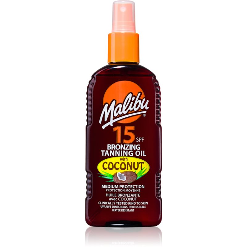 MALIBU Bronzing Tanning Oil Argan Oil Preparat do opalania ciała W 200 ml e5025135119248